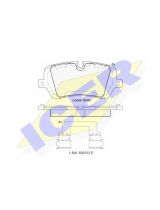 ICER 182120 Колодки дисковые