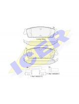 ICER 182139 Колодки дисковые