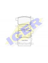 ICER 181907 Колодки дисковые