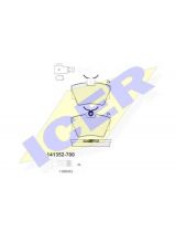 ICER 141352-700 Колодки дисковые