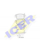 ICER 181810 Колодки дисковые передние