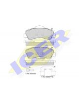 ICER 182131-067 Колодки дисковые