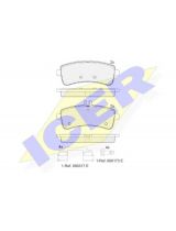 ICER 182145 Колодки дисковые