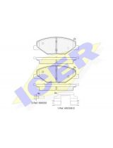 ICER 182110 Колодки дисковые