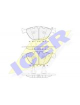 ICER 181972 Колодки дисковые