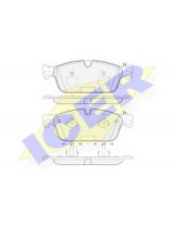 ICER 182104 Колодки дисковые