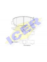 ICER 182055 Колодки дисковые