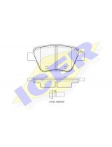 ICER 181967 Колодки дисковые задние