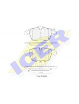 ICER 181886-203 Колодки дисковые