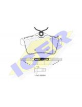 ICER 181928 Колодки дисковые задние