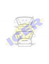 ICER 181976 Колодки дисковые