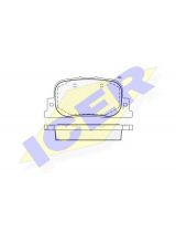 ICER 181633 Колодки дисковые
