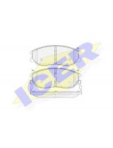 ICER 181714 Колодки дисковые