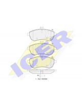 ICER 181821 Колодки дисковые передние