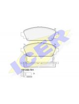 ICER 181359-701 Колодки дисковые
