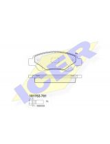 ICER 181702-701 Колодки дисковые передние
