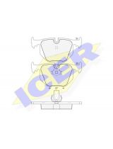 ICER 181552 Колодки дисковые