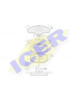 ICER 181590 Колодки дисковые
