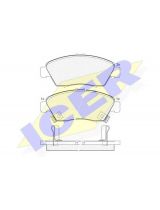 ICER 180959 Колодки дисковые