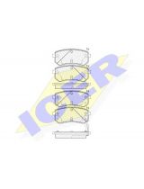 ICER 181710 Колодки дисковые