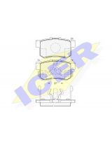 ICER 181718 Колодки дисковые