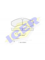 ICER 141208-200 Колодки дисковые