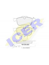 ICER 181335 Колодки дисковые