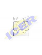 ICER 180974 Колодки дисковые