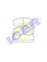 ICER 180771 Колодки дисковые