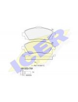 ICER 181353-701 Колодки дисковые