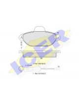 ICER 180953 Колодки дисковые