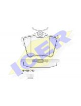 ICER 181658-703 Колодки дисковые задние