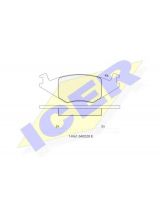 ICER 180461 Колодки дисковые