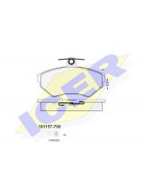 ICER 181157-700 Колодки дисковые передние