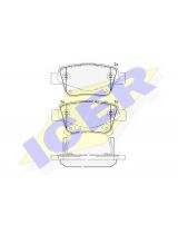 ICER 181688 Колодки дисковые задние