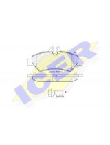 ICER 141787-204 Колодки дисковые