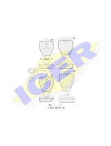 ICER 181691 Колодки дисковые