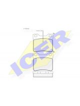 ICER 141241 Колодки дисковые