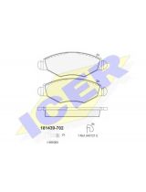 ICER 181439-702 Колодки дисковые передние