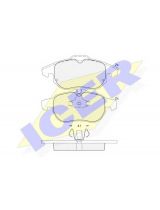 ICER 181536 Колодки дисковые