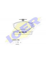 ICER 181011-700 Колодки дисковые