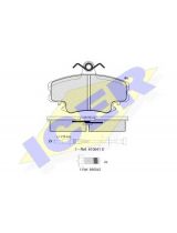 ICER 180993-700 Колодки дисковые передние