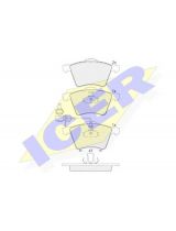 ICER 181605 Колодки дисковые передние