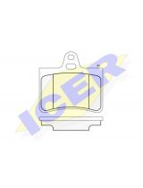 ICER 181407 Колодки дисковые задние