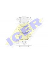 ICER 181567 Колодки дисковые передние