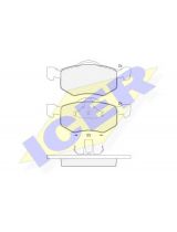 ICER 181532 Колодки дисковые передние