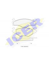 ICER 181048 Колодки дисковые передние