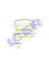 ICER 181600-703 Колодки дисковые
