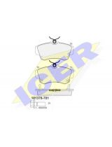 ICER 181378-701 Колодки дисковые передние