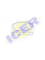 ICER 140896 Колодки дисковые передние